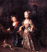 antoine pesne, Frederick the Great as a child with his sister Wilhelmine